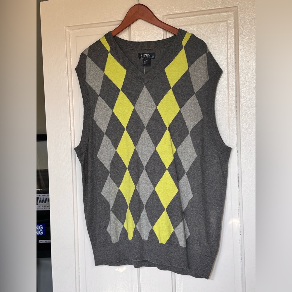 PGA golf v-neck sweater